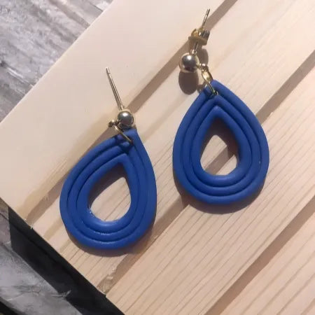 Cornflower Blue Drop Earrings