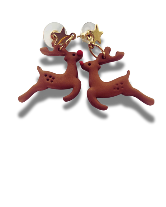 Christmas Reindeer Earrings